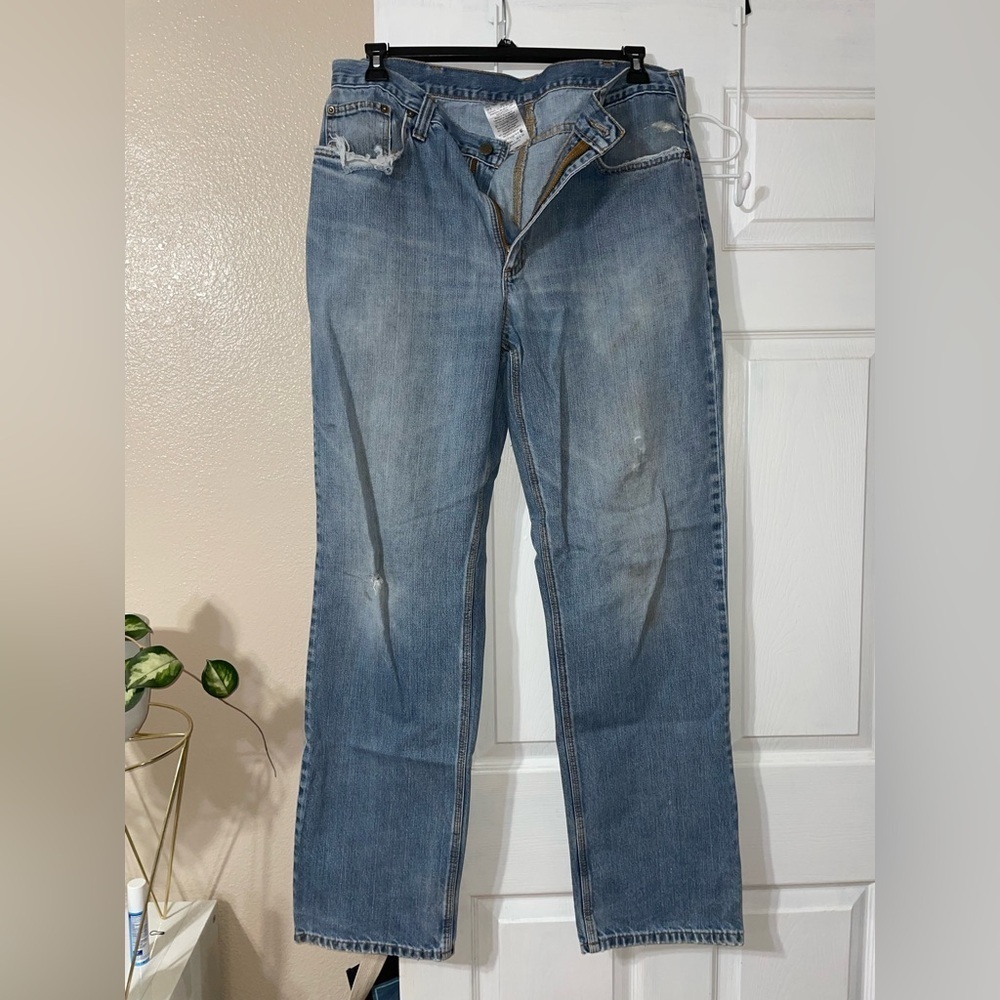 Carhartt Men's Blue Jeans Relaxed Fit